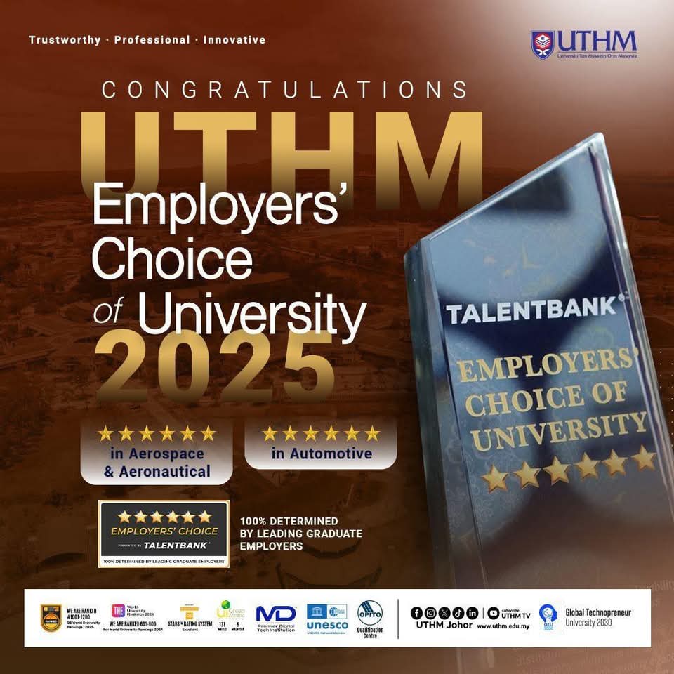 UTHM Employer Choice of University 2025